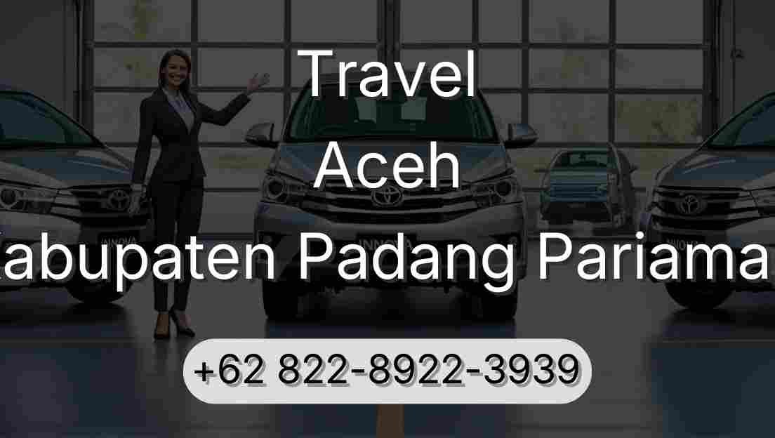 Travel Aceh Kabupaten Padang Pariaman