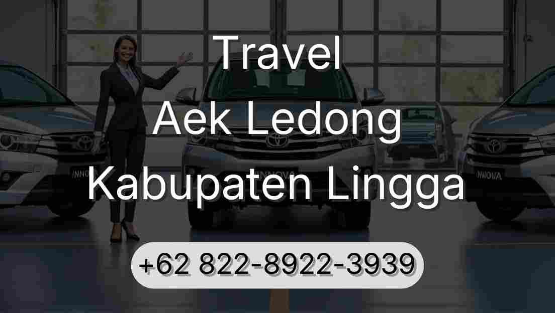 Travel Aek Ledong Kabupaten Lingga