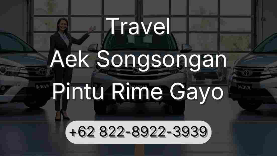 Travel Aek Songsongan Pintu Rime Gayo
