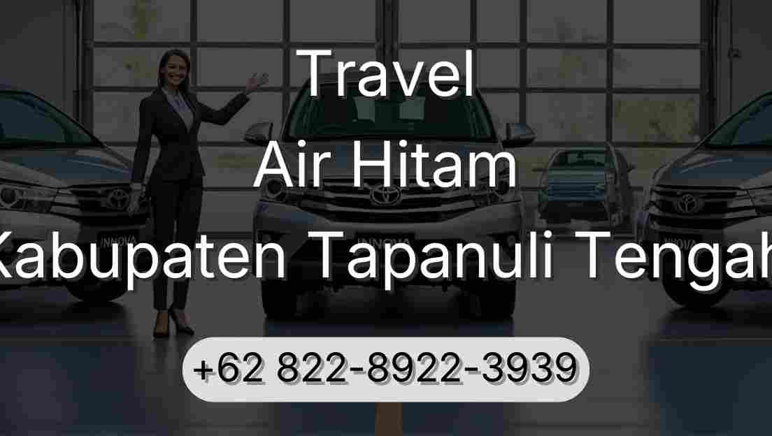 Travel Air Hitam Kabupaten Tapanuli Tengah