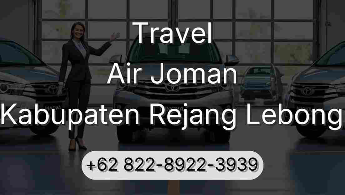 Travel Air Joman Kabupaten Rejang Lebong
