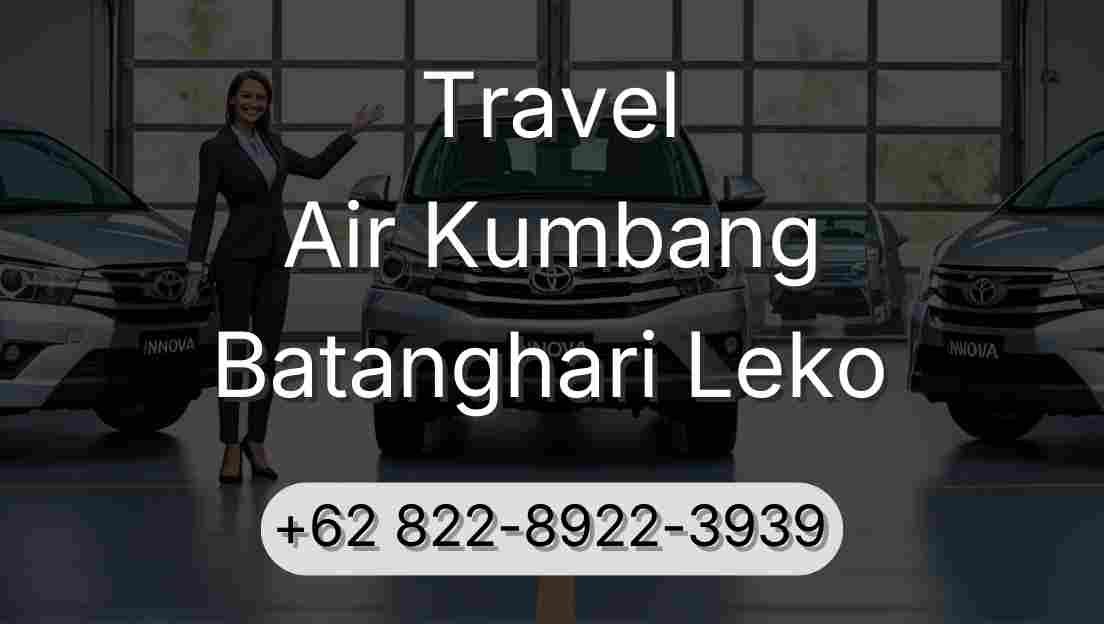 Travel Air Kumbang Batanghari Leko