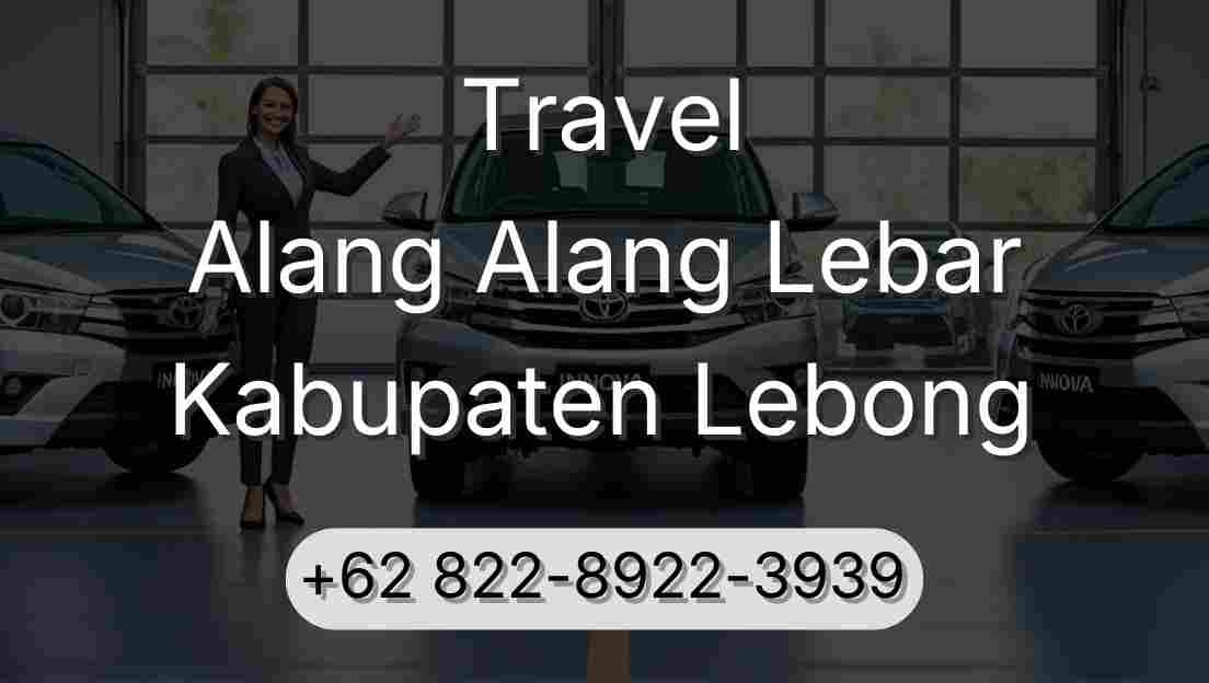 Travel Alang Alang Lebar Kabupaten Lebong
