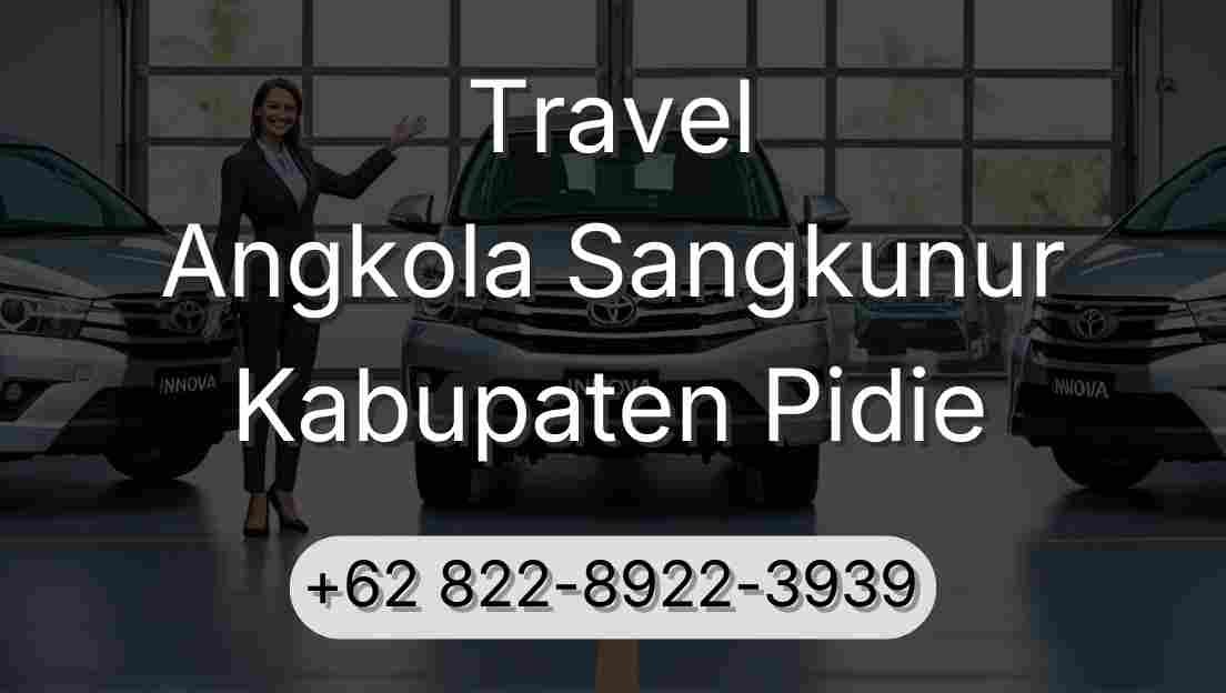 Travel Angkola Sangkunur Kabupaten Pidie