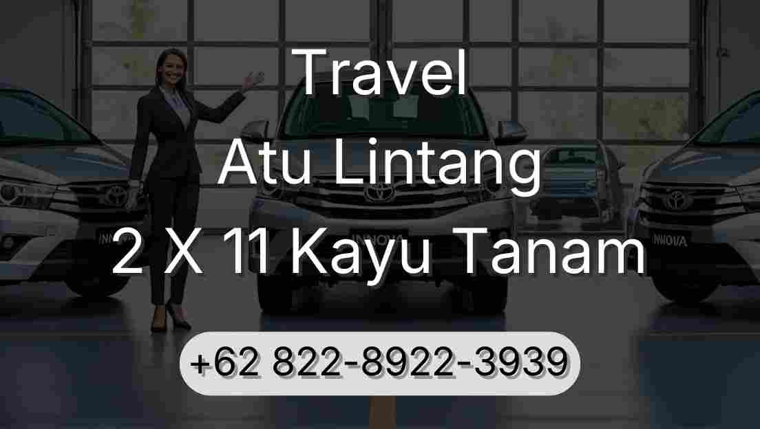 Travel Atu Lintang 2 X 11 Kayu Tanam