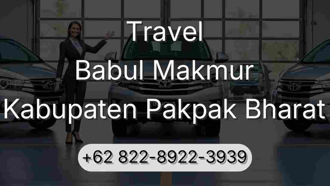 Travel Babul Makmur Kabupaten Pakpak Bharat