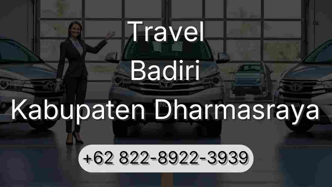 Travel Badiri Kabupaten Dharmasraya