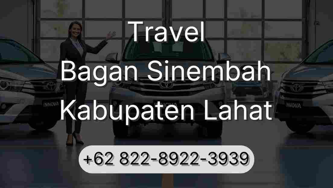 Travel Bagan Sinembah Kabupaten Lahat