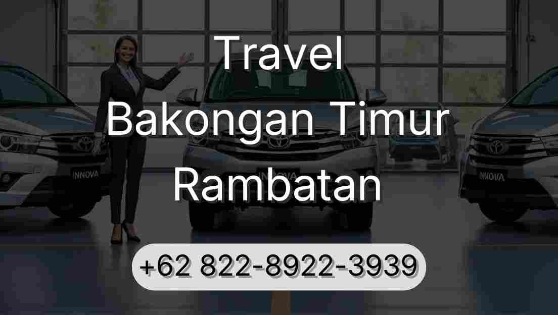Travel Bakongan Timur Rambatan