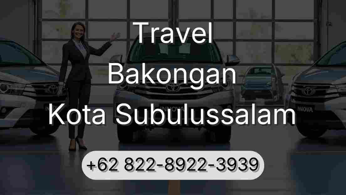Travel Bakongan Kota Subulussalam