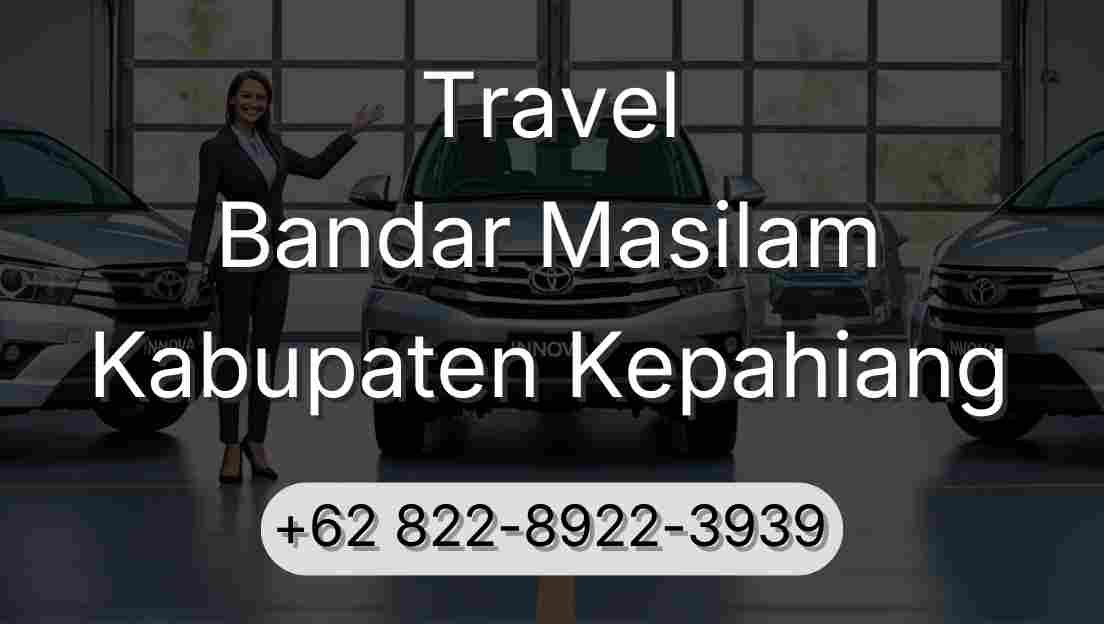 Travel Bandar Masilam Kabupaten Kepahiang