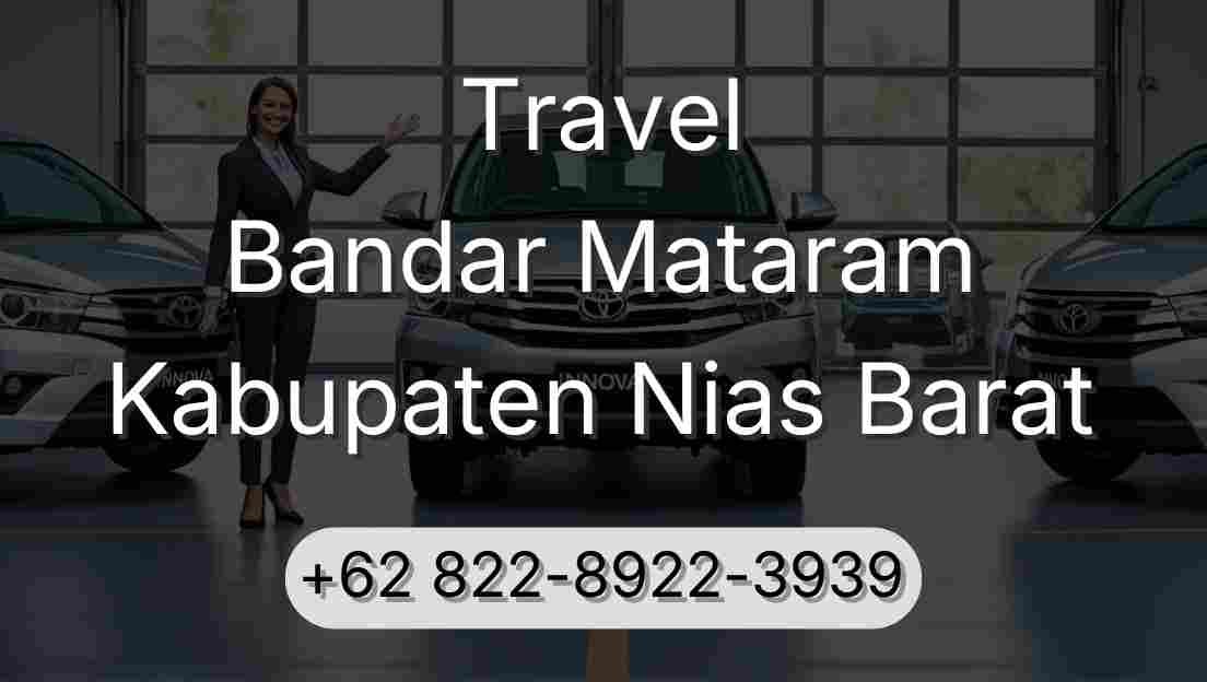 Travel Bandar Mataram Kabupaten Nias Barat