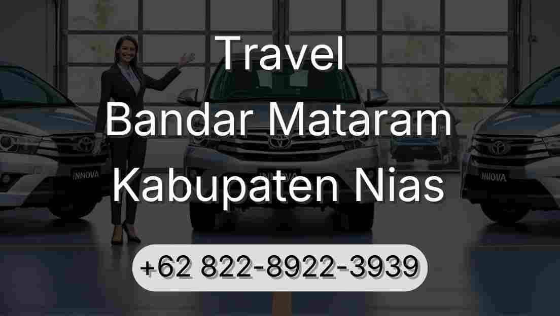 Travel Bandar Mataram Kabupaten Nias