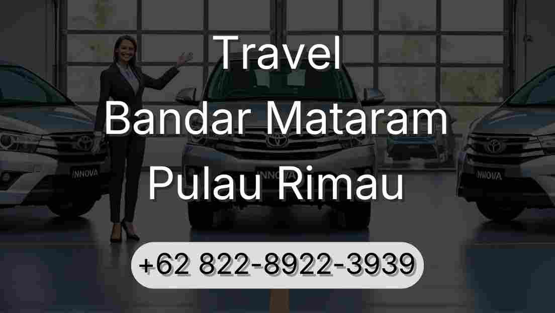 Travel Bandar Mataram Pulau Rimau