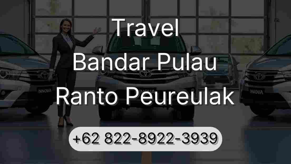 Travel Bandar Pulau Ranto Peureulak