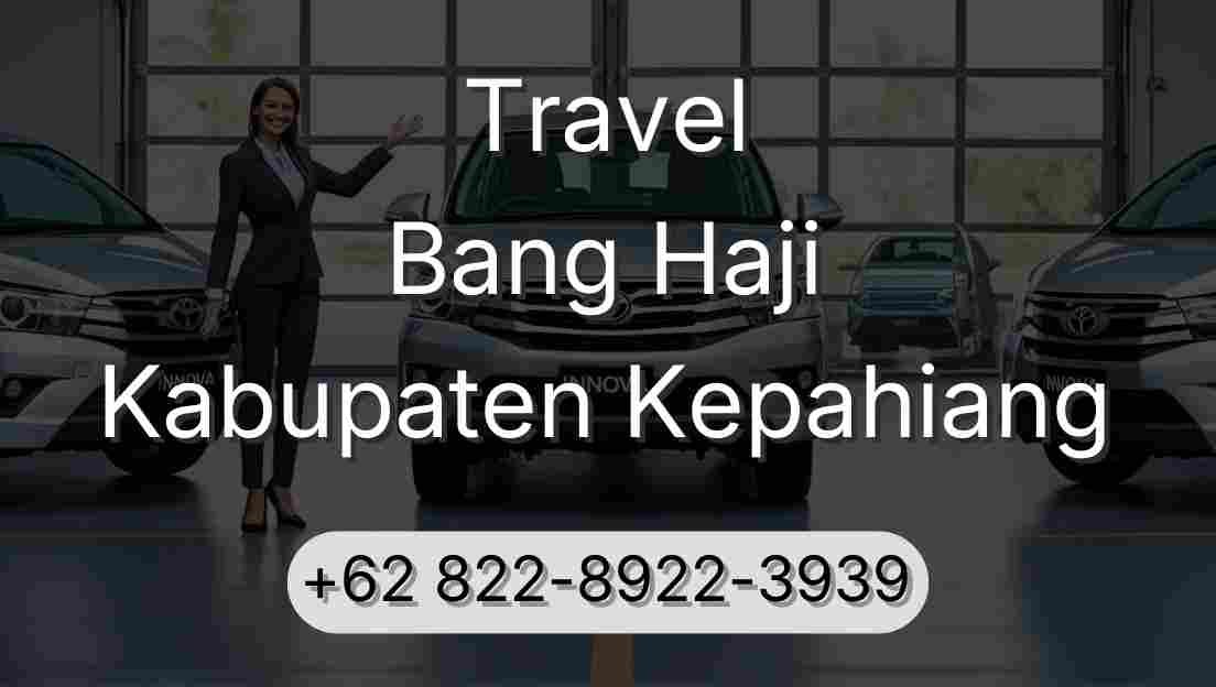 Travel Bang Haji Kabupaten Kepahiang
