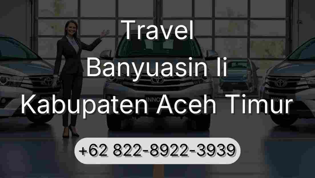 Travel Banyuasin Ii Kabupaten Aceh Timur