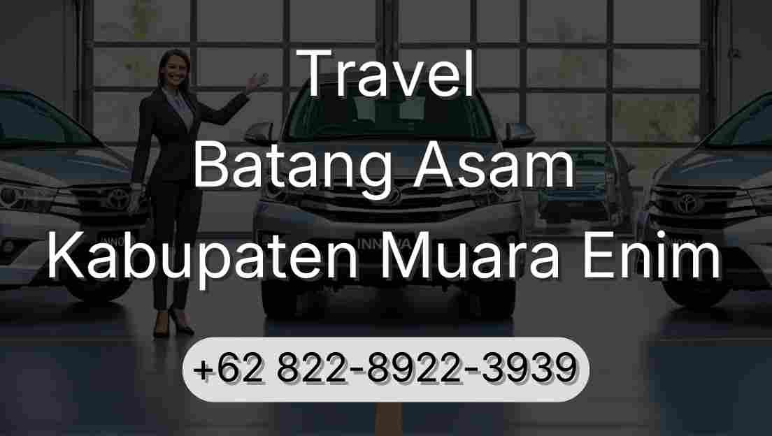 Travel Batang Asam Kabupaten Muara Enim