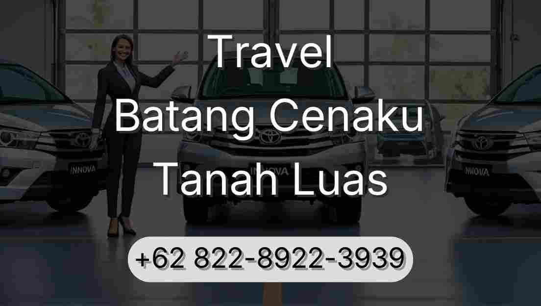 Travel Batang Cenaku Tanah Luas