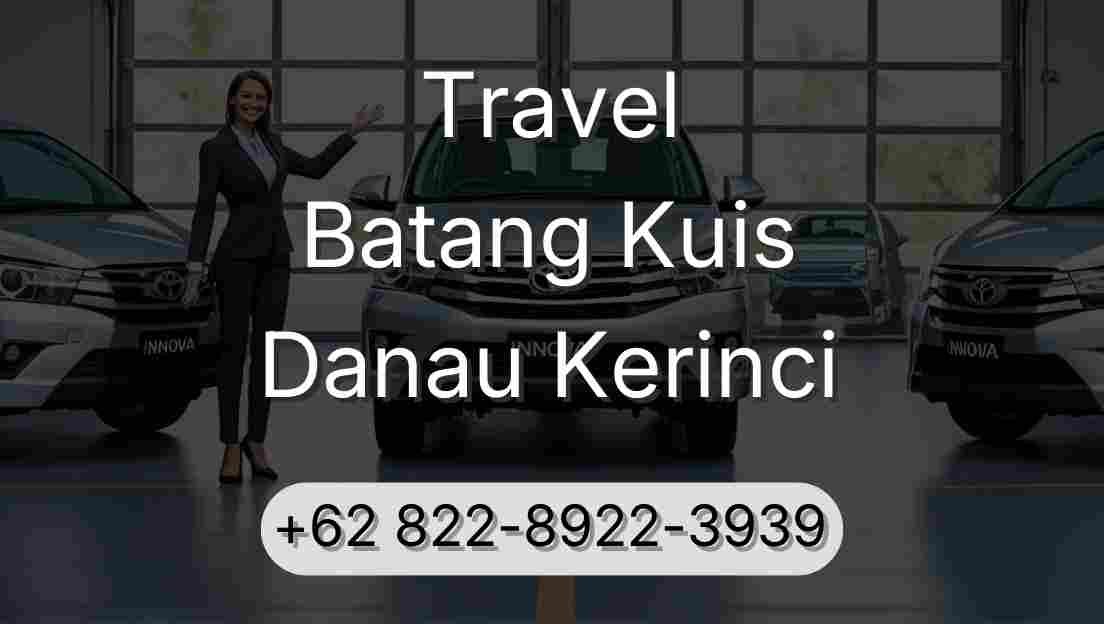 Travel Batang Kuis Danau Kerinci