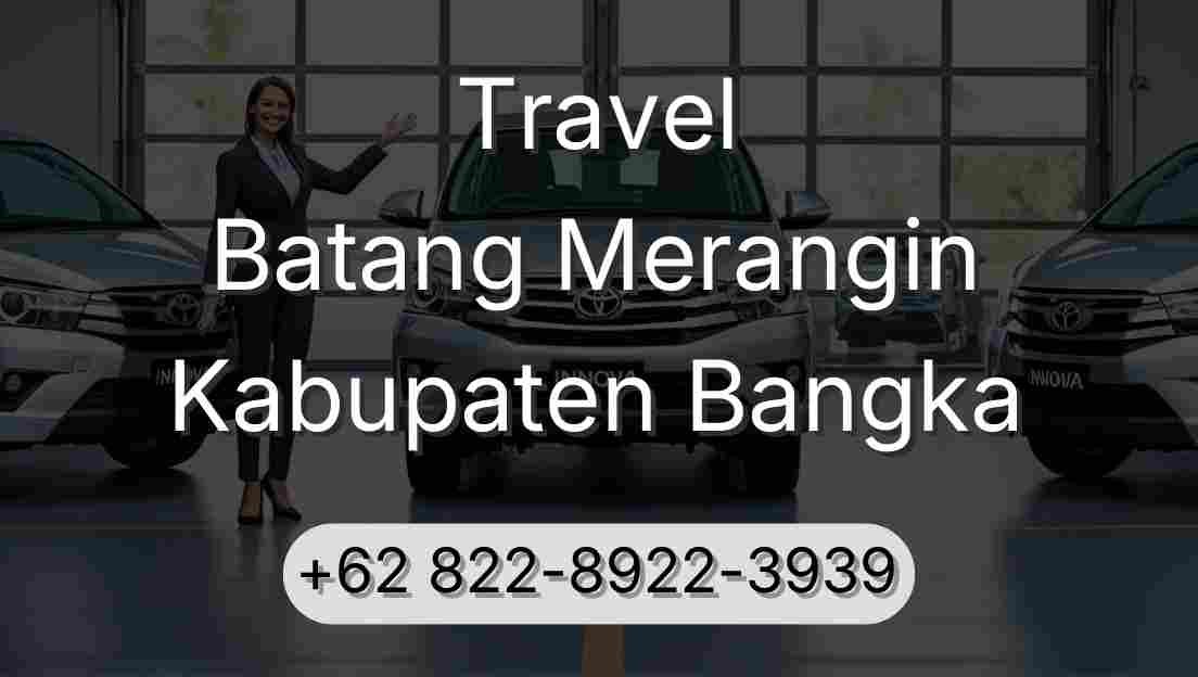 Travel Batang Merangin Kabupaten Bangka