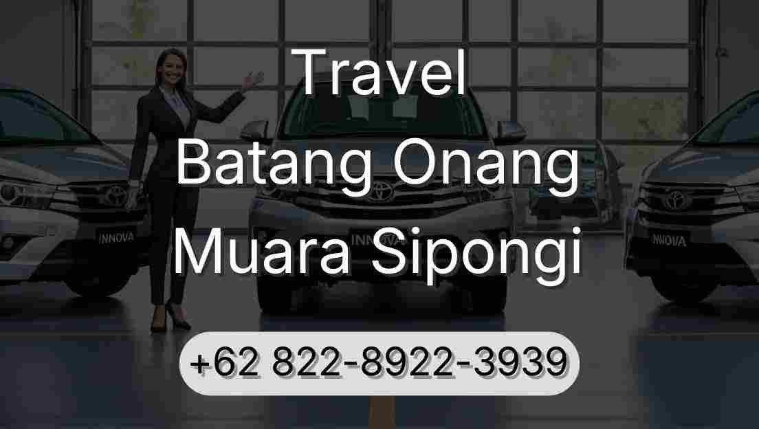 Travel Batang Onang Muara Sipongi