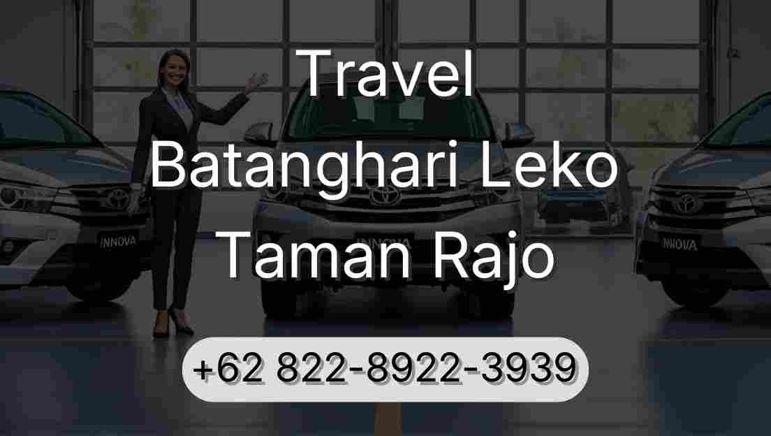 Travel Batanghari Leko Taman Rajo