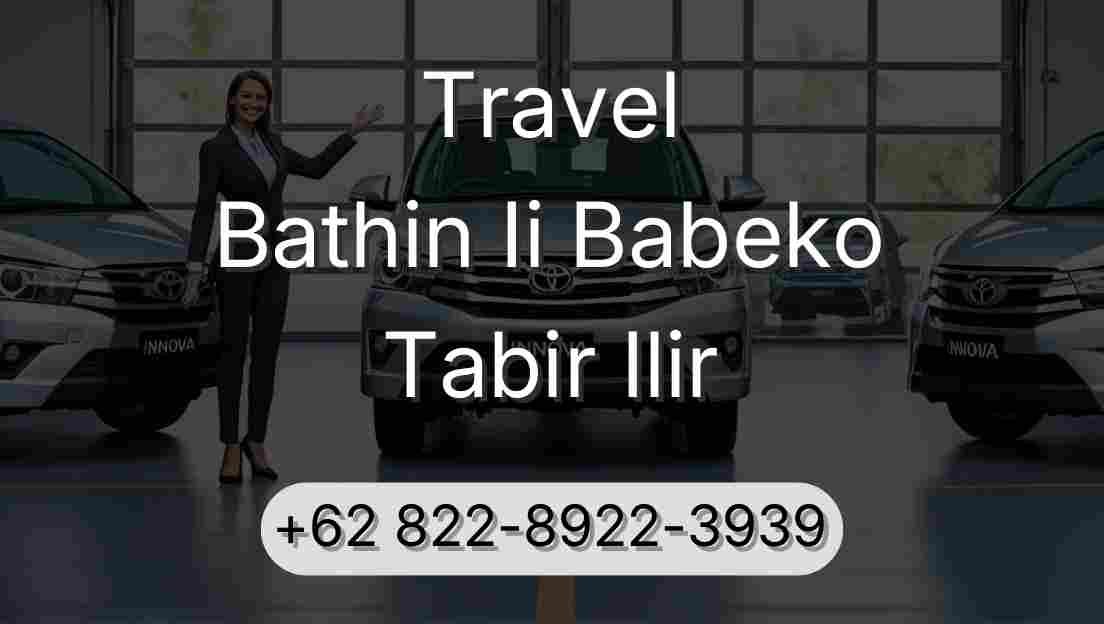 Travel Bathin Ii Babeko Tabir Ilir