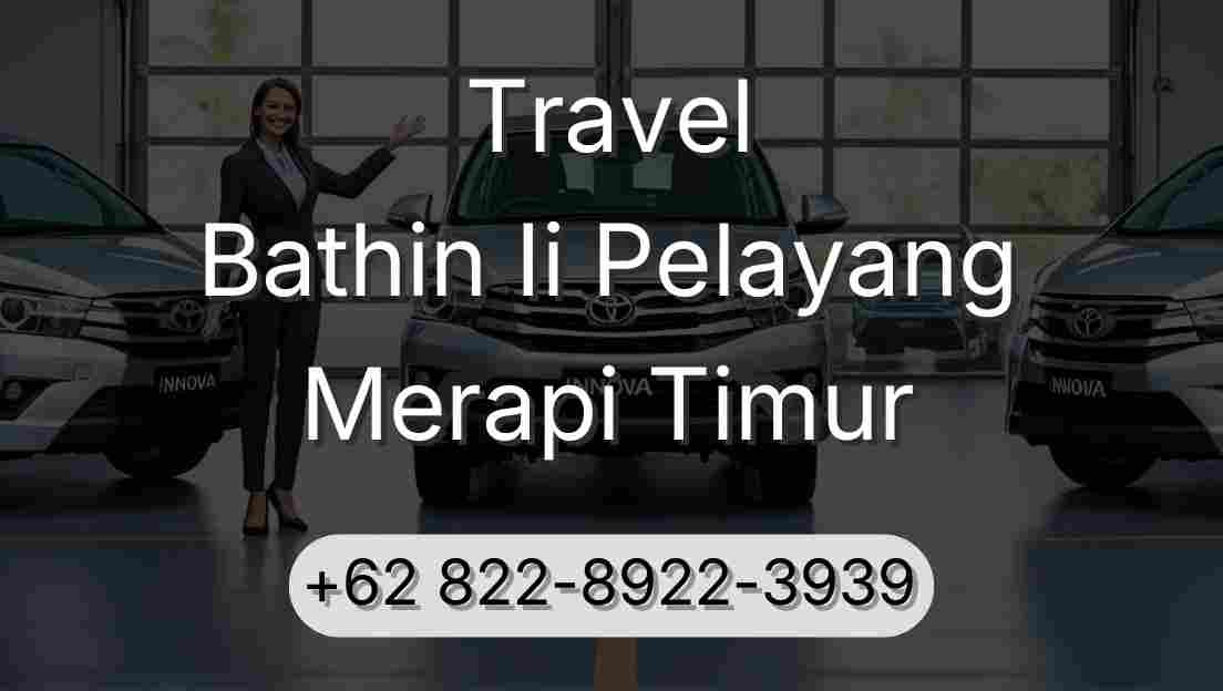 Travel Bathin Ii Pelayang Merapi Timur