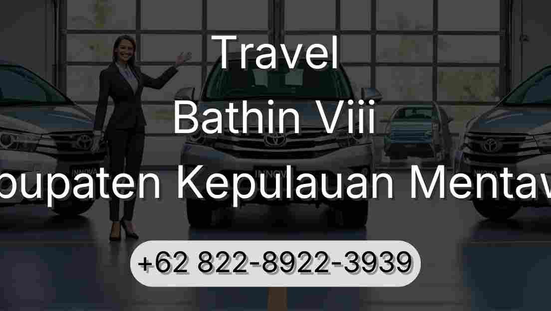 Travel Bathin Viii Kabupaten Kepulauan Mentawai