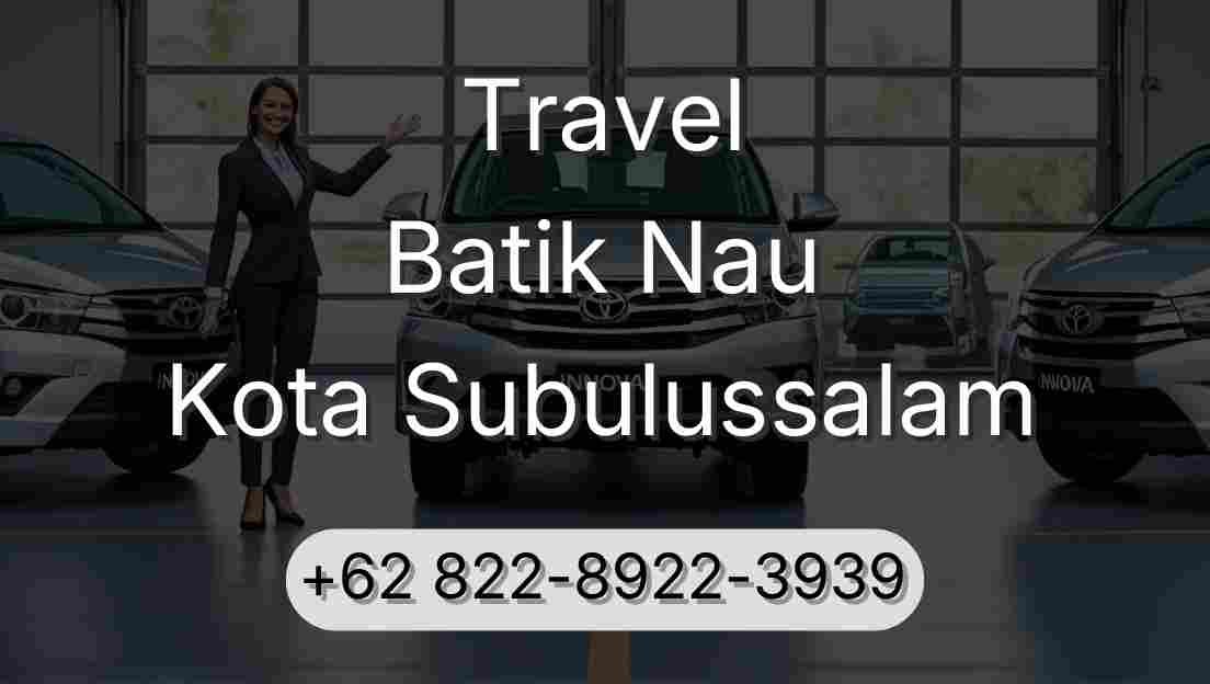 Travel Batik Nau Kota Subulussalam