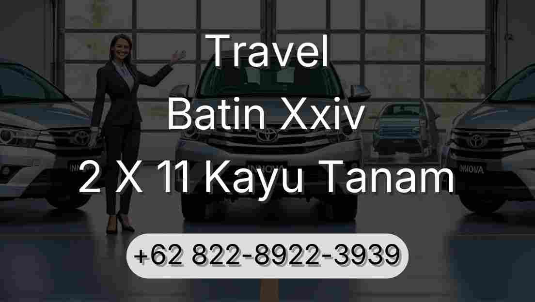 Travel Batin Xxiv 2 X 11 Kayu Tanam