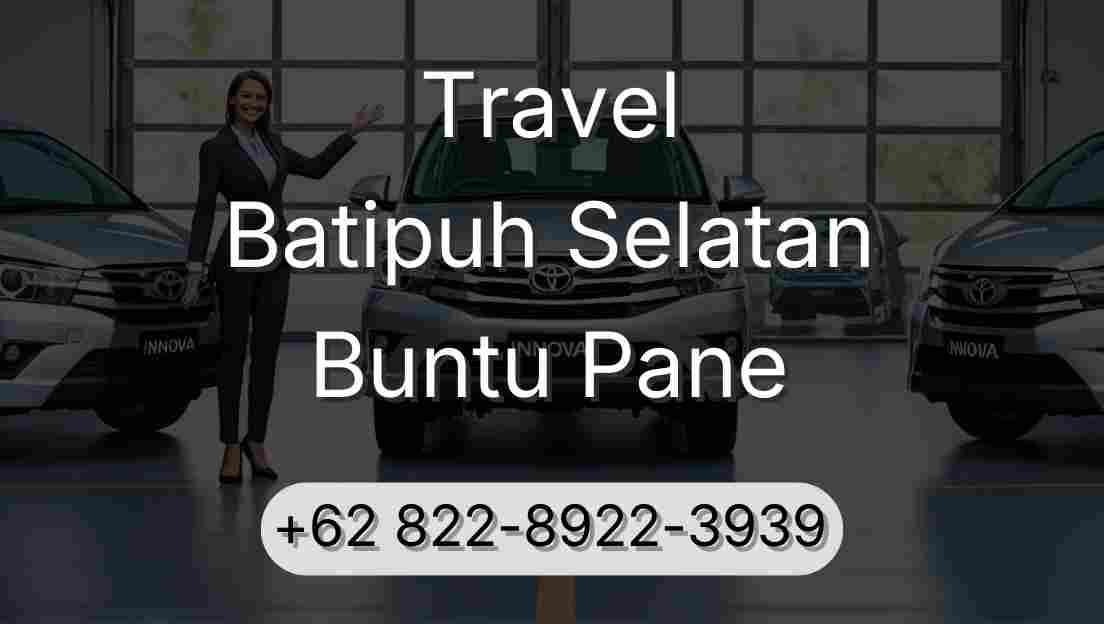 Travel Batipuh Selatan Buntu Pane