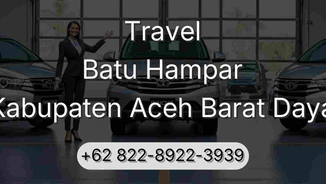 Travel Batu Hampar Kabupaten Aceh Barat Daya