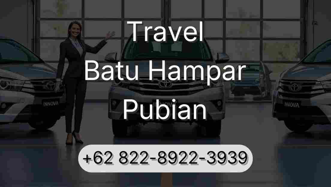 Travel Batu Hampar Pubian