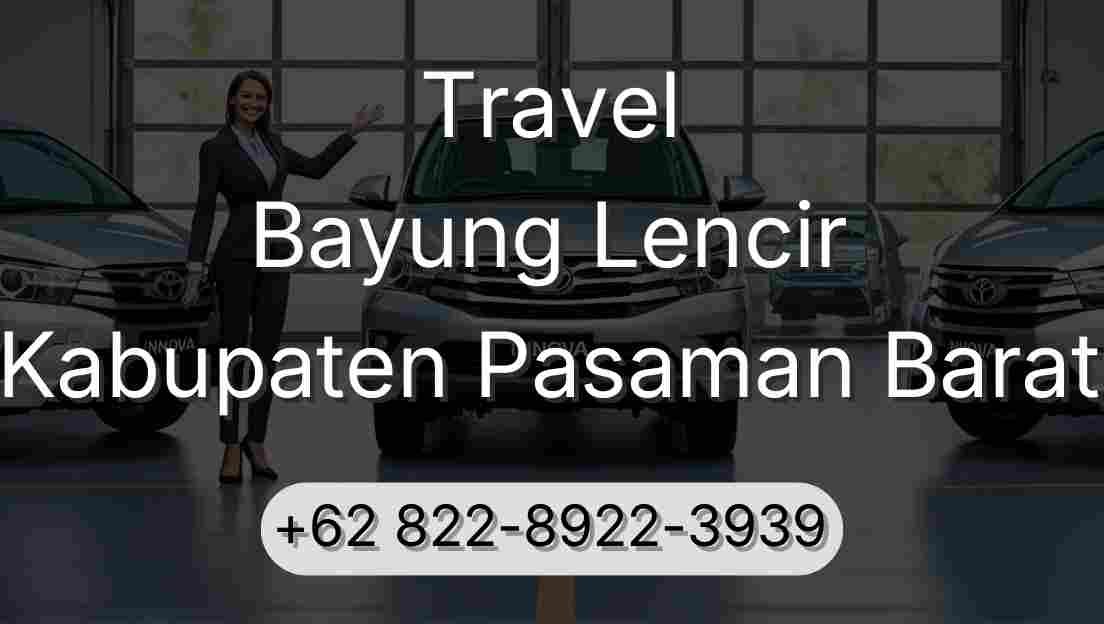 Travel Bayung Lencir Kabupaten Pasaman Barat