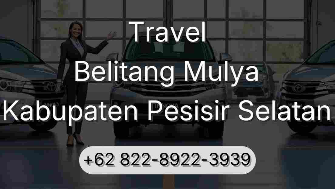 Travel Belitang Mulya Kabupaten Pesisir Selatan