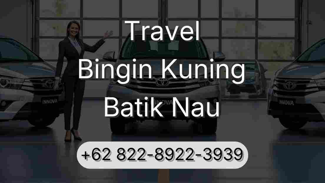 Travel Bingin Kuning Batik Nau
