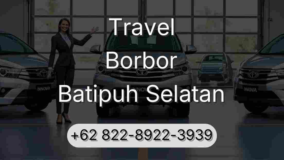 Travel Borbor Batipuh Selatan