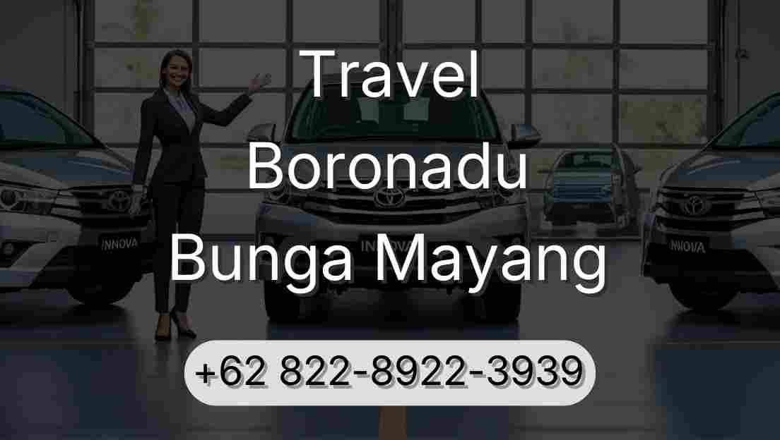 Travel Boronadu Bunga Mayang