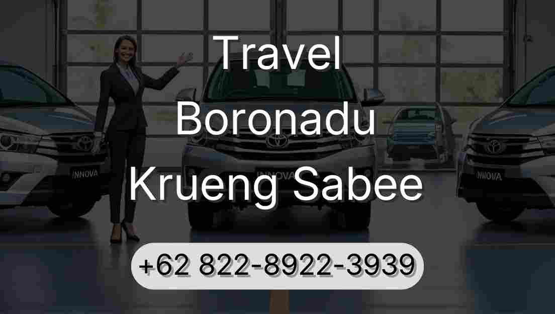 Travel Boronadu Krueng Sabee