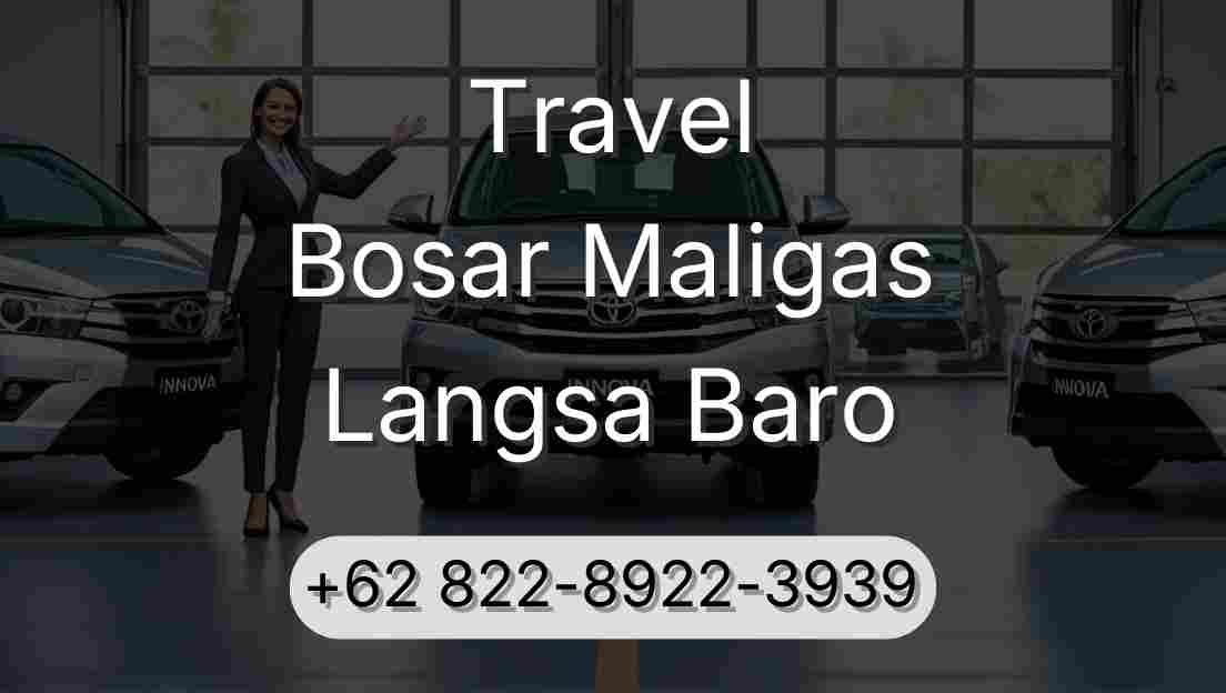Travel Bosar Maligas Langsa Baro
