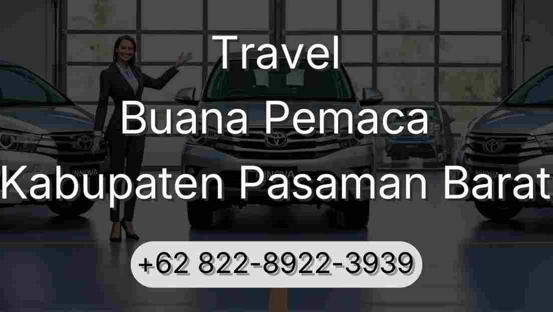 Travel Buana Pemaca Kabupaten Pasaman Barat