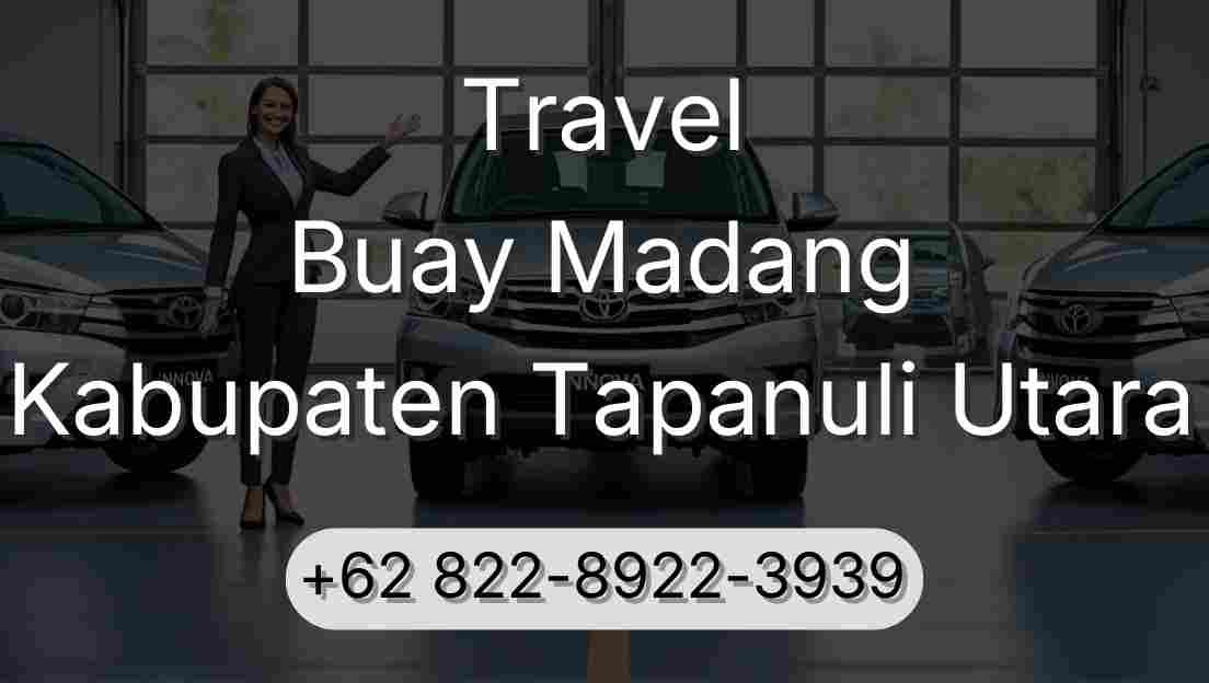 Travel Buay Madang Kabupaten Tapanuli Utara