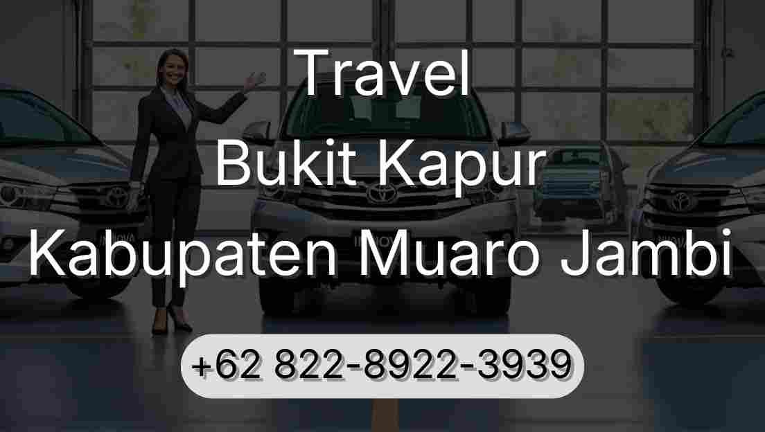 Travel Bukit Kapur Kabupaten Muaro Jambi