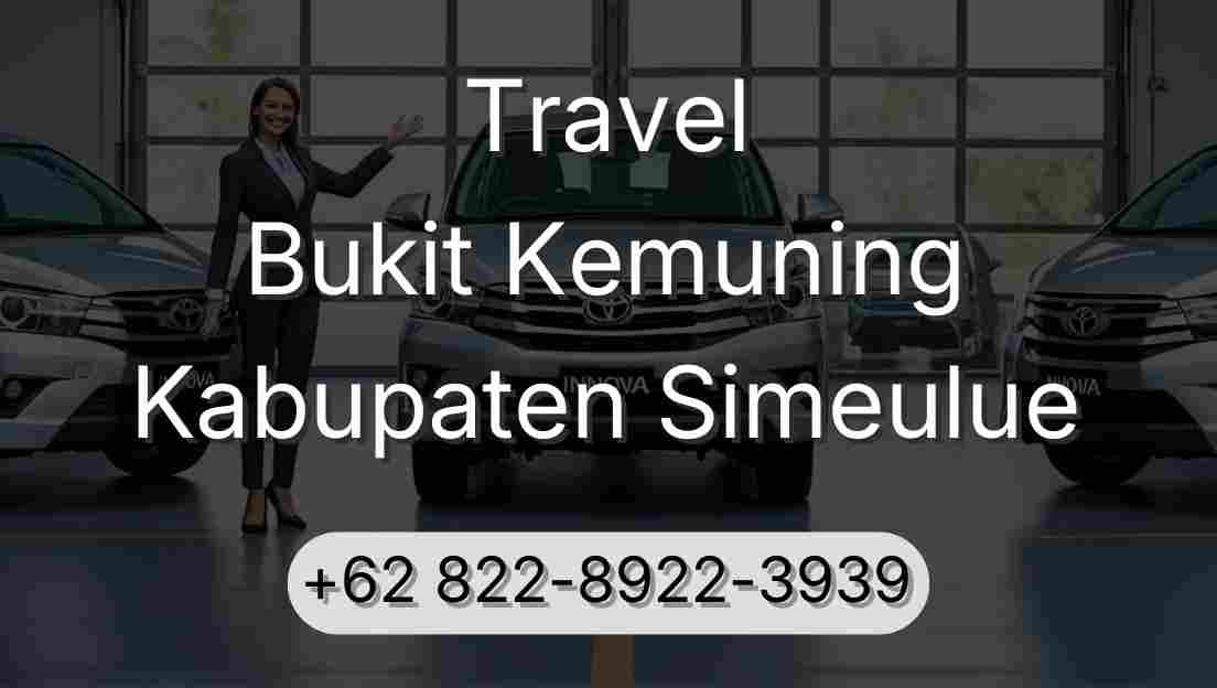 Travel Bukit Kemuning Kabupaten Simeulue
