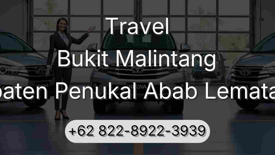 Travel Bukit Malintang Kabupaten Penukal Abab Lematang Ilir