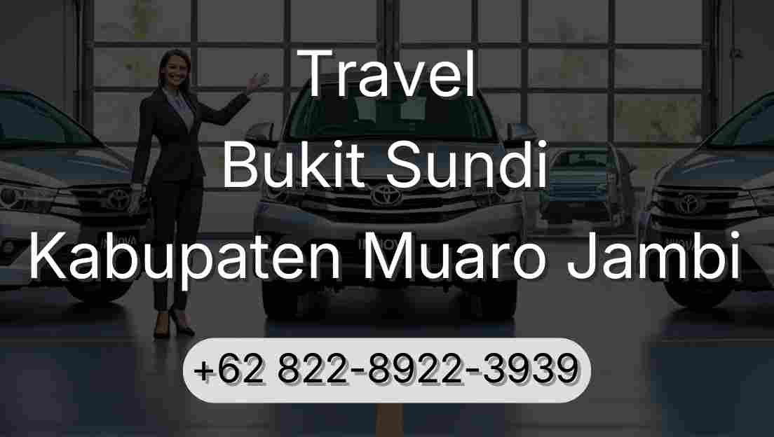 Travel Bukit Sundi Kabupaten Muaro Jambi