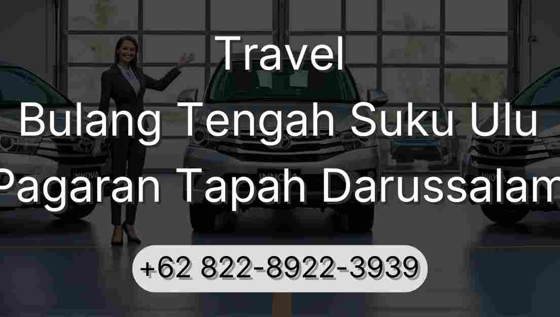 Travel Bulang Tengah Suku Ulu Pagaran Tapah Darussalam