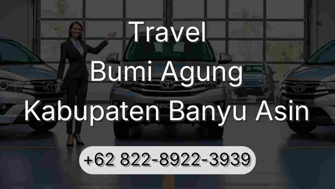 Travel Bumi Agung Kabupaten Banyu Asin